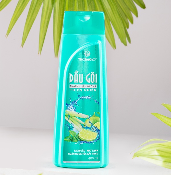 Dầu Gội Thorakao Chanh Sả Bạc Hà 400ml