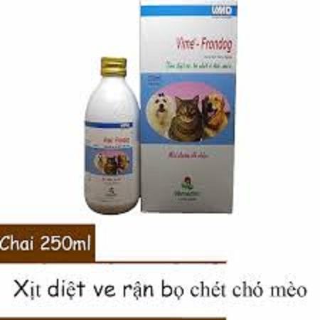 Thuốc xịt ve, rận VIME-FRONDOG dành cho chó, mèo