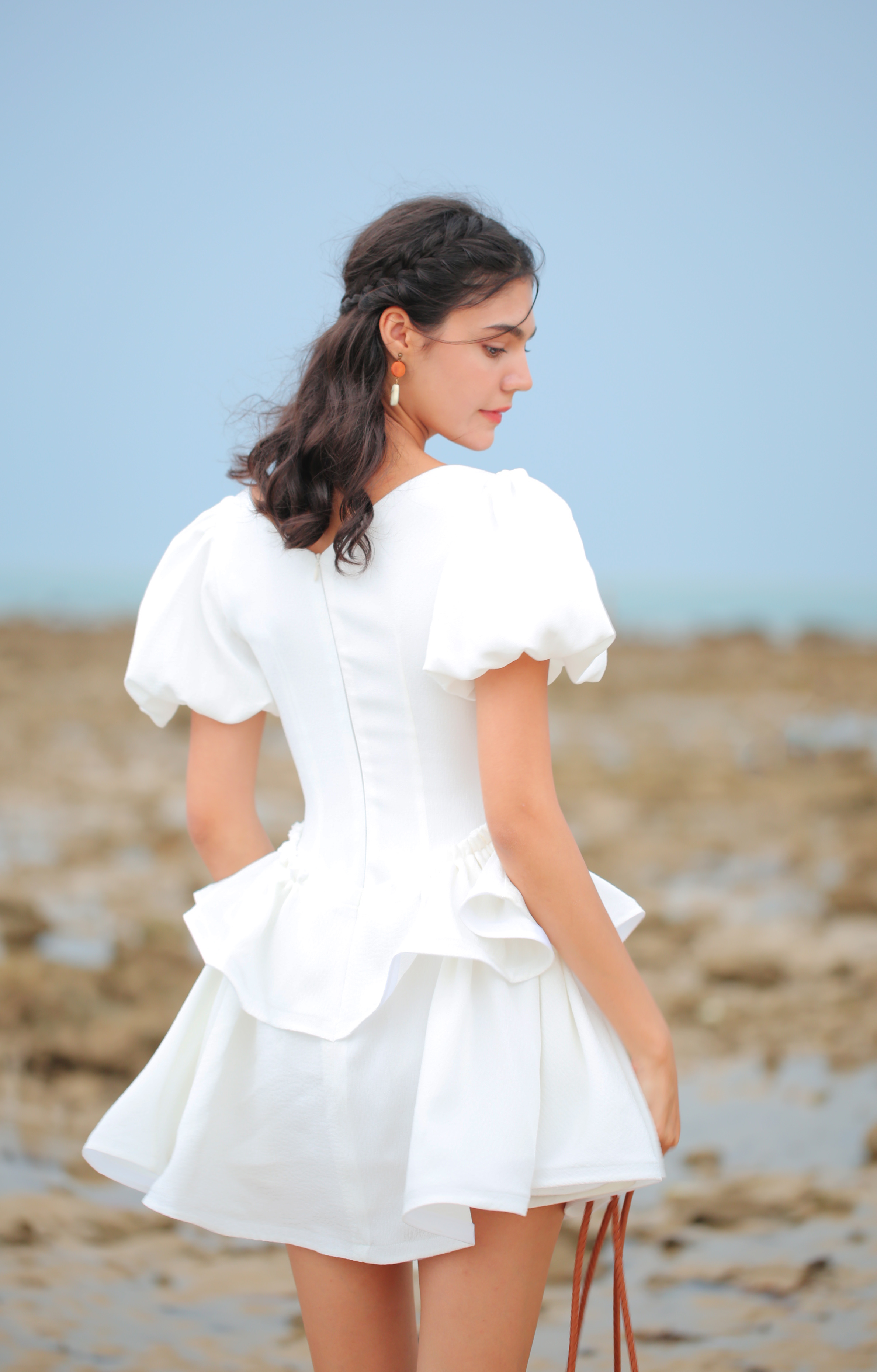 SÒ VINTAGE - WENDY Đầm xoè tay phồng