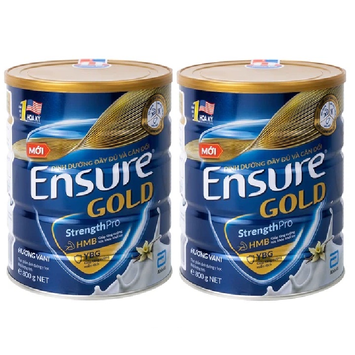 Bộ 2 Sữa bột Ensure Gold 800g