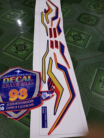 Tem rời dán xe MSX ko bay  màu