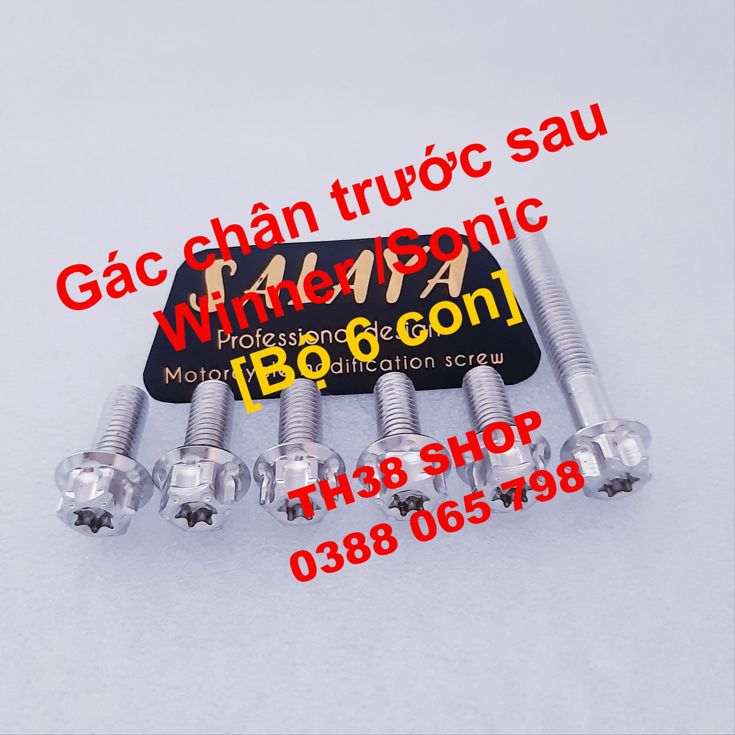 ốc gác chân salaya winner, sonic [bộ 6 con trước sau]