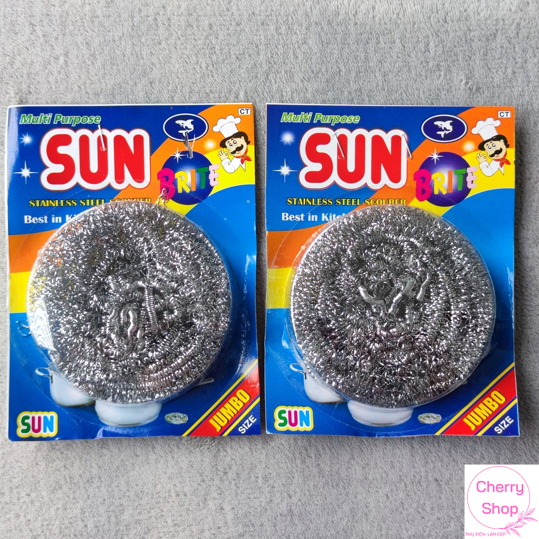 Combo 2 Miếng Cước Chà Nồi Siêu Sạch Sun