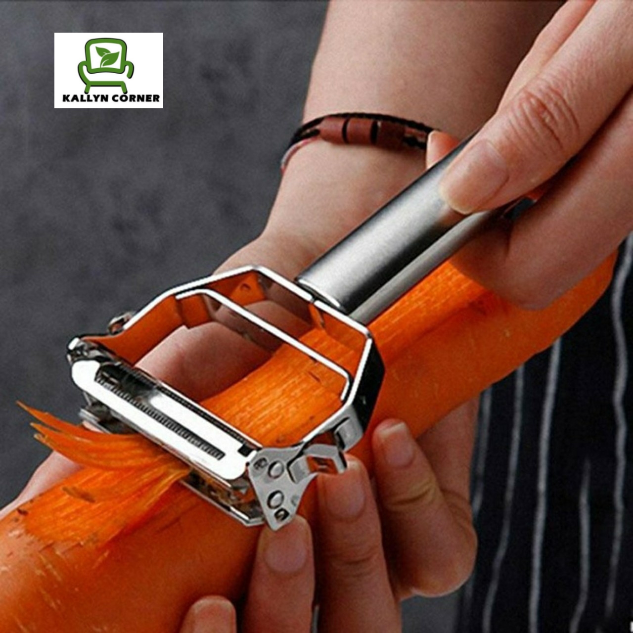 [HCM]Dao nạo sợi inox đa năng - Dao nạo sợ