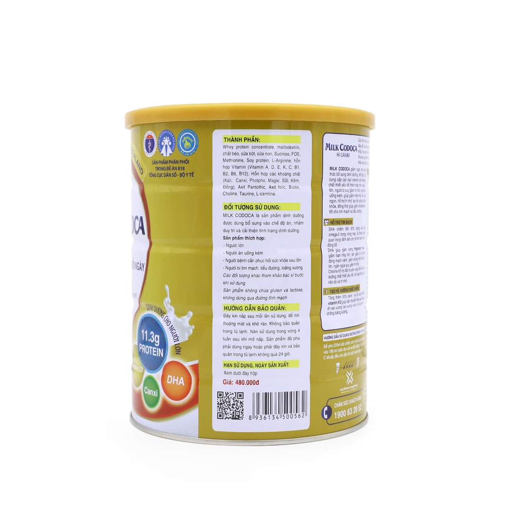 Codoca Hi Canxi 400g