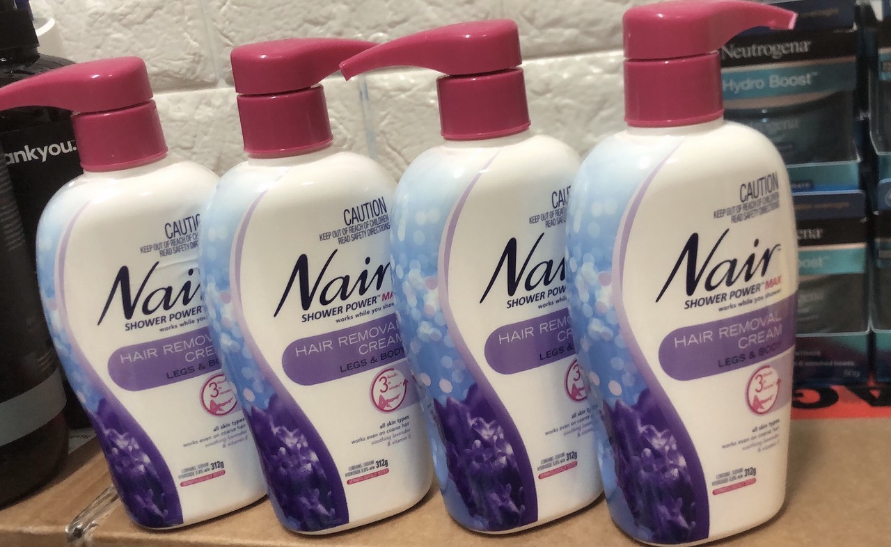 kem tắm tẩy lông Nair 312gr Úc