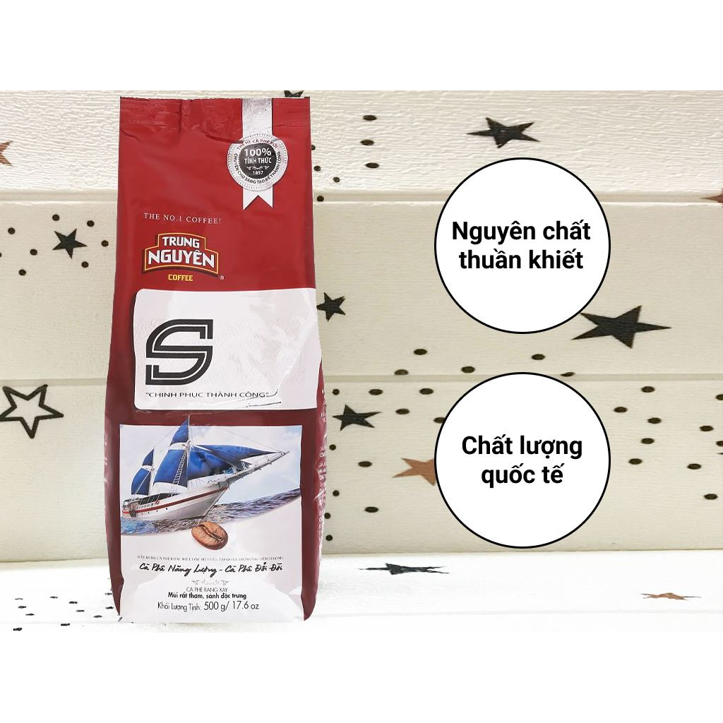 Cà phê Trung Nguyên S chinh phục thành công 500g