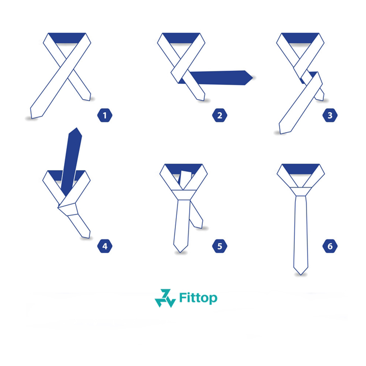 Cà Vạt Nam Công Sở FITTOP CAVAT-012 Bản 8cm