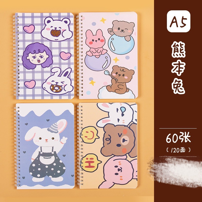 Sổ tay lò xo siêu dễ thương - size lớn - STICKERY