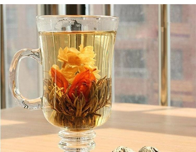 SET 10 Túi Trà Nở Hoa Thần Kỳ - Giúp thải độc và duy trì làn da khỏe đẹp, chống lão hoá cho da, làm da mịn màng sáng đẹp - Thảo Mộc Hoa Cúc, Táo Đỏ, Chanh, Lá Sen, Hoa Hồng, Quế, Đường Giảm Cân