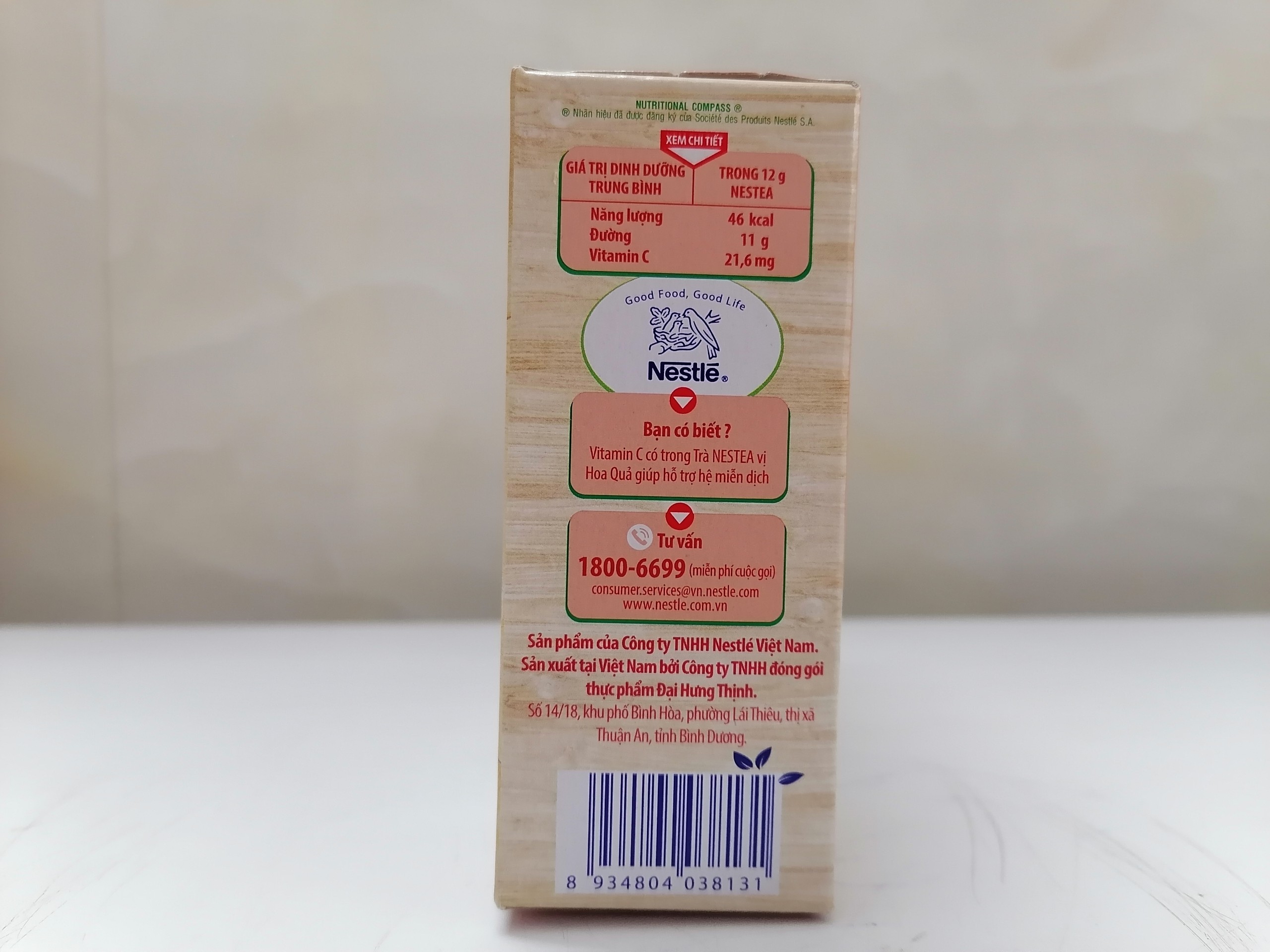 [Hộp 144g – HOA QUẢ] TRÀ HÒA TAN [VN] NESTEA Fruit Flavor Tea