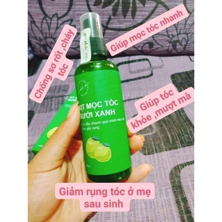 Xịt tinh dầu Bưởi xanh 100ml giúp kích thích mọc tóc