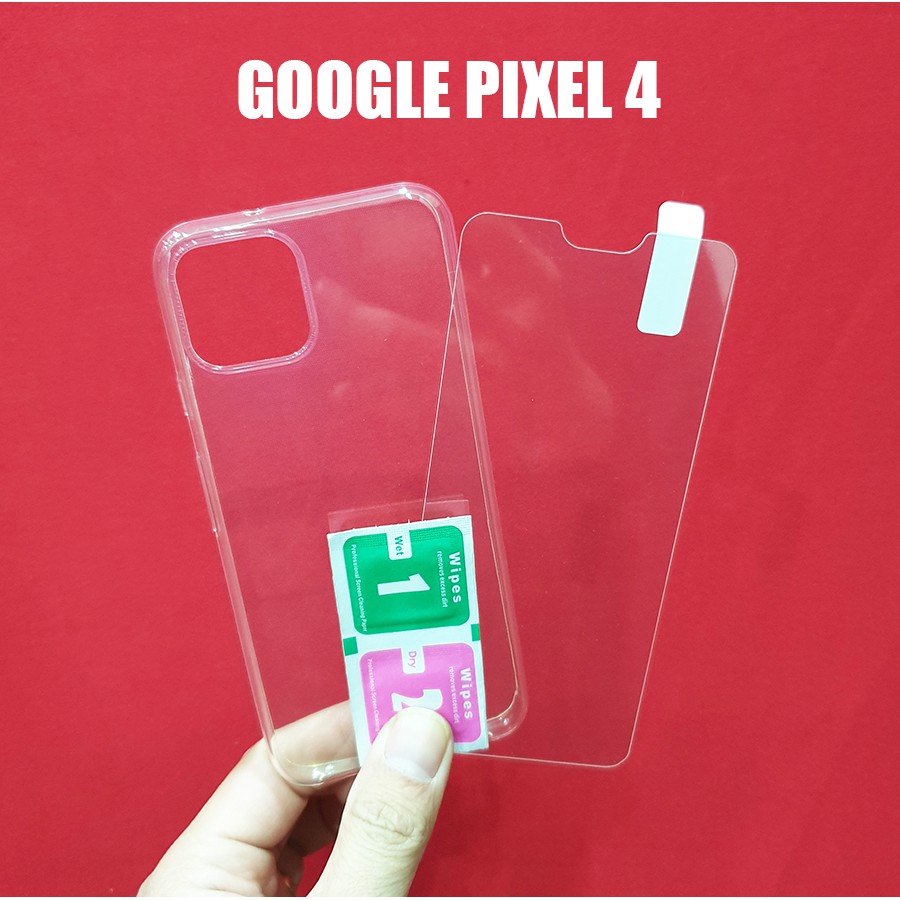 Bộ kính cường lực và ốp lưng Google Pixel 4