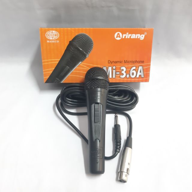 Micro ariang mi-3.6a chính hãng hàn quốc.hút giọng hát nhẹ,dây dài 6 mét.phiên bản cao cấp nhất của mi 3.6