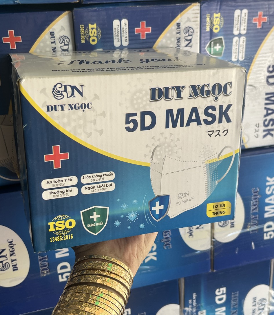 Hộp 100 cái - Khẩu Trang 5D Mask DUY NGỌC Chống Bụi Mịn Kháng Khuẩn Hàng Cao Cấp,Hộp 100 cái - Khẩu Trang 5D Mask DUY NGỌC Chống Bụi Mịn Kháng Khuẩn Hàng Cao Cấp