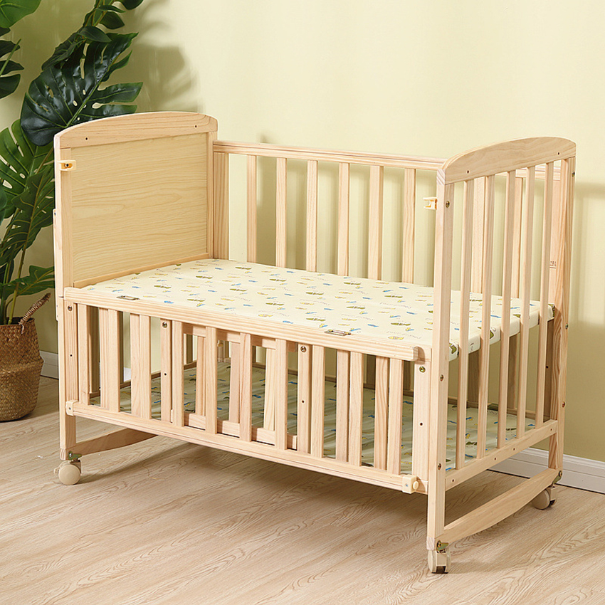 Giường cũi , nôi gỗ 2 tầng cho bé