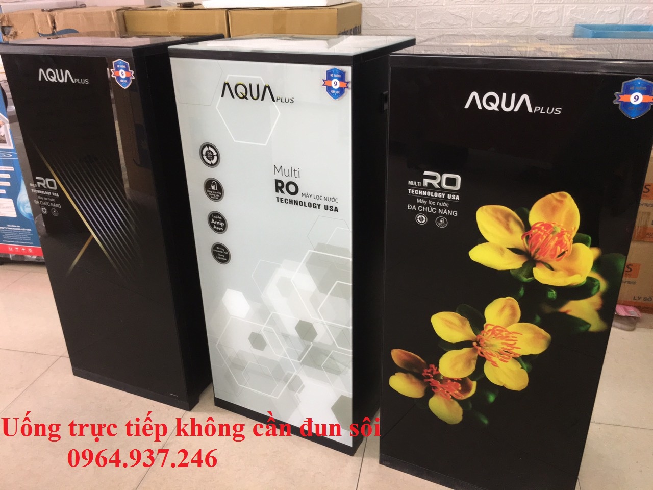 Máy Lọc Nước RO AQUA Plus 9, 10, 11 Cấp lọc