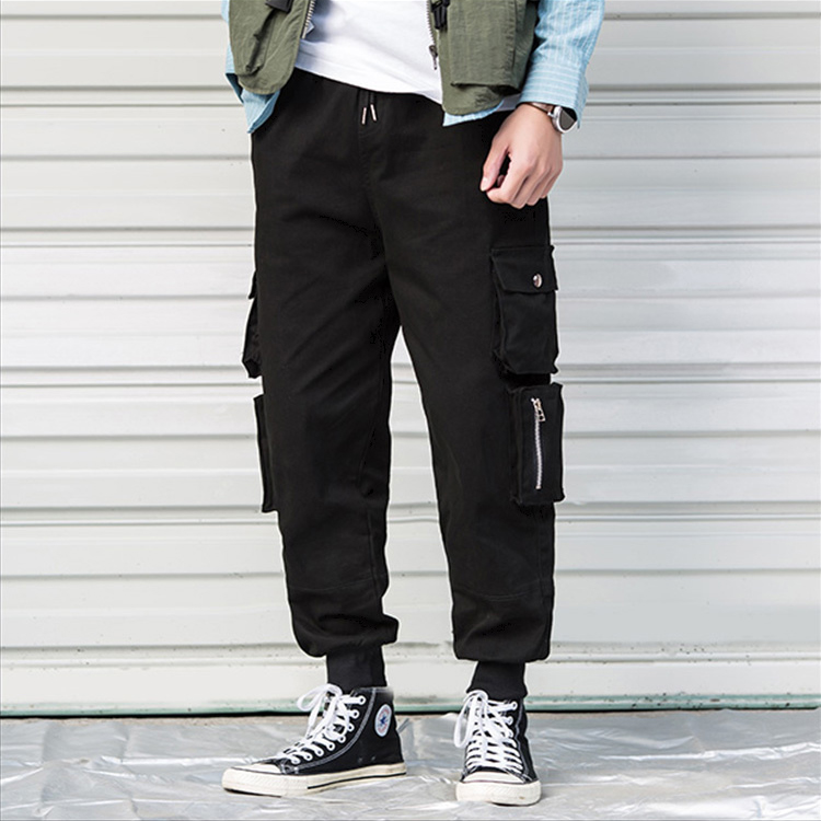 Quần Jogger Thun Nam Túi Hộp Bo Gấu Phối Túi Khóa Kéo Trẻ Trung Năng Động Thời Trang 4MEN JOGGER NAM 9000027C8