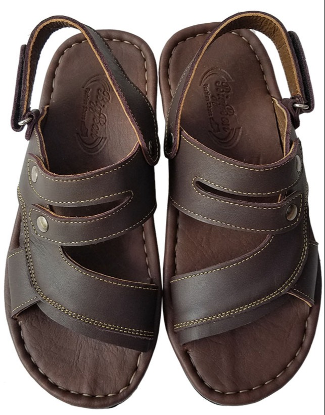 GIày Sandal Nam Da Bò BIGGBEN Cao Cấp SD177