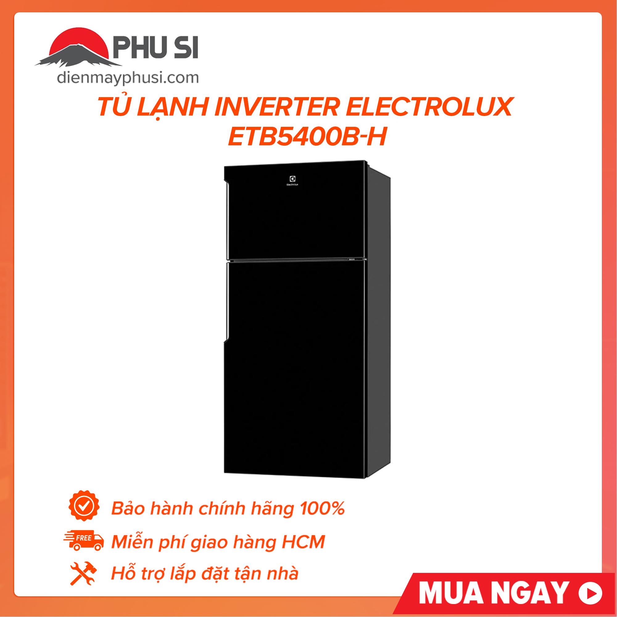 [Trả góp 0%]Tủ lạnh Electrolux Inverter 503 lít ETB5400B-H