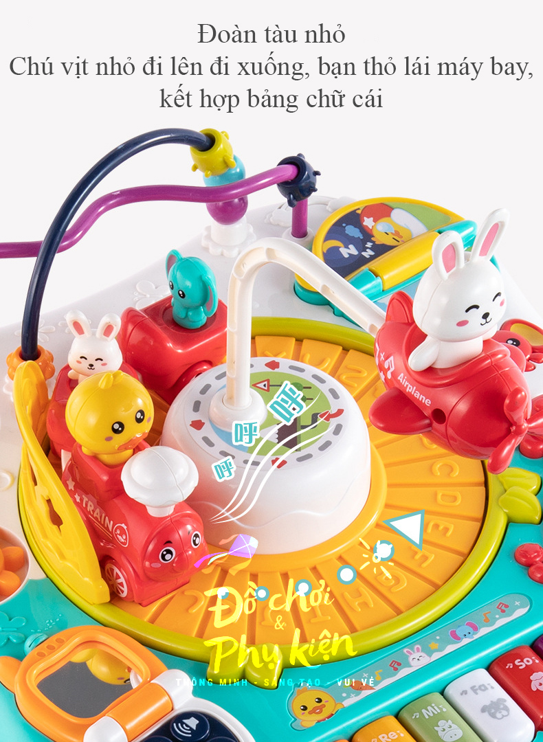 Bàn đồ chơi phát nhạc đa năng cho bé