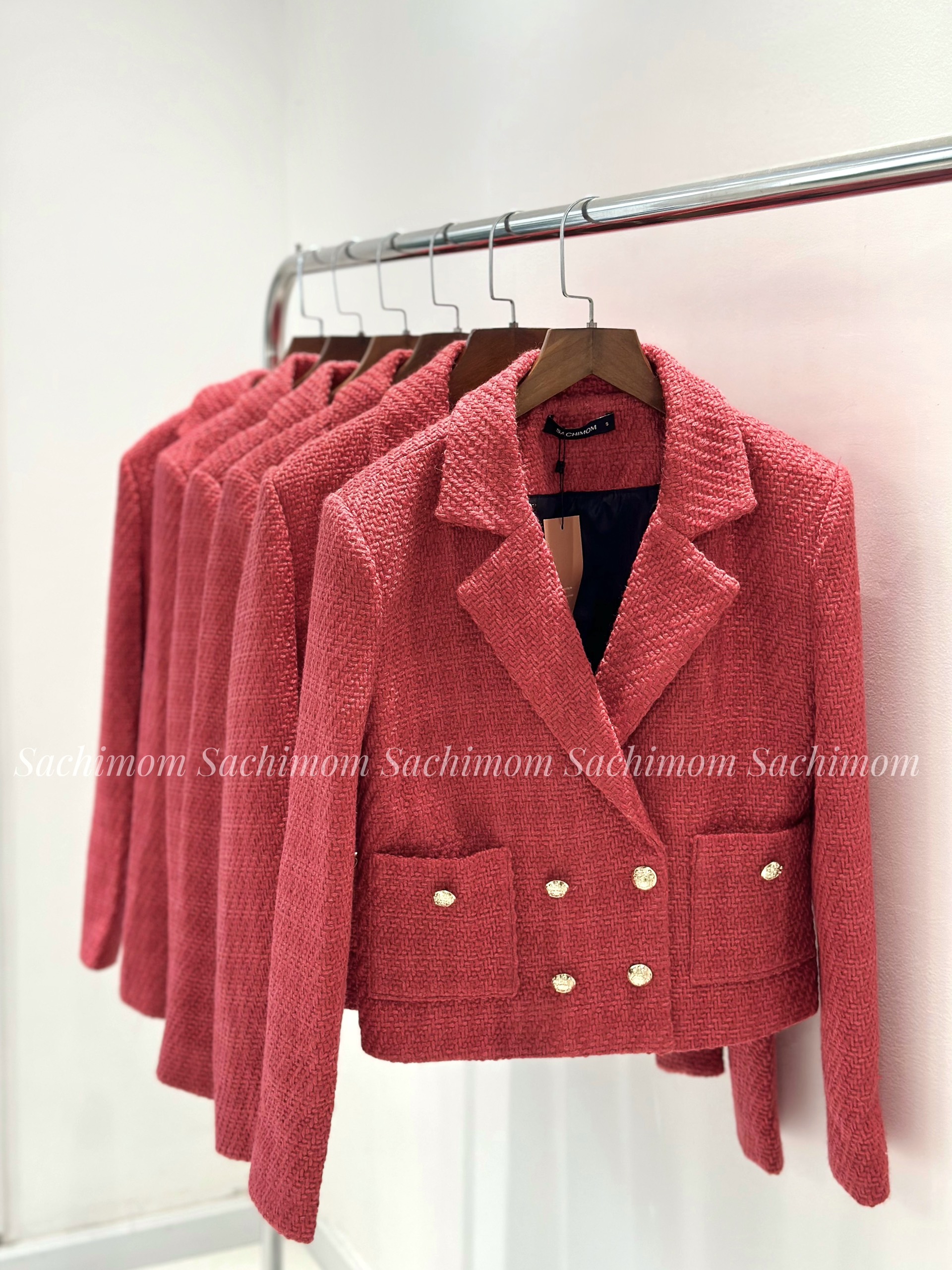 SACHIMOM - Áo Khoác Dạ Tweed