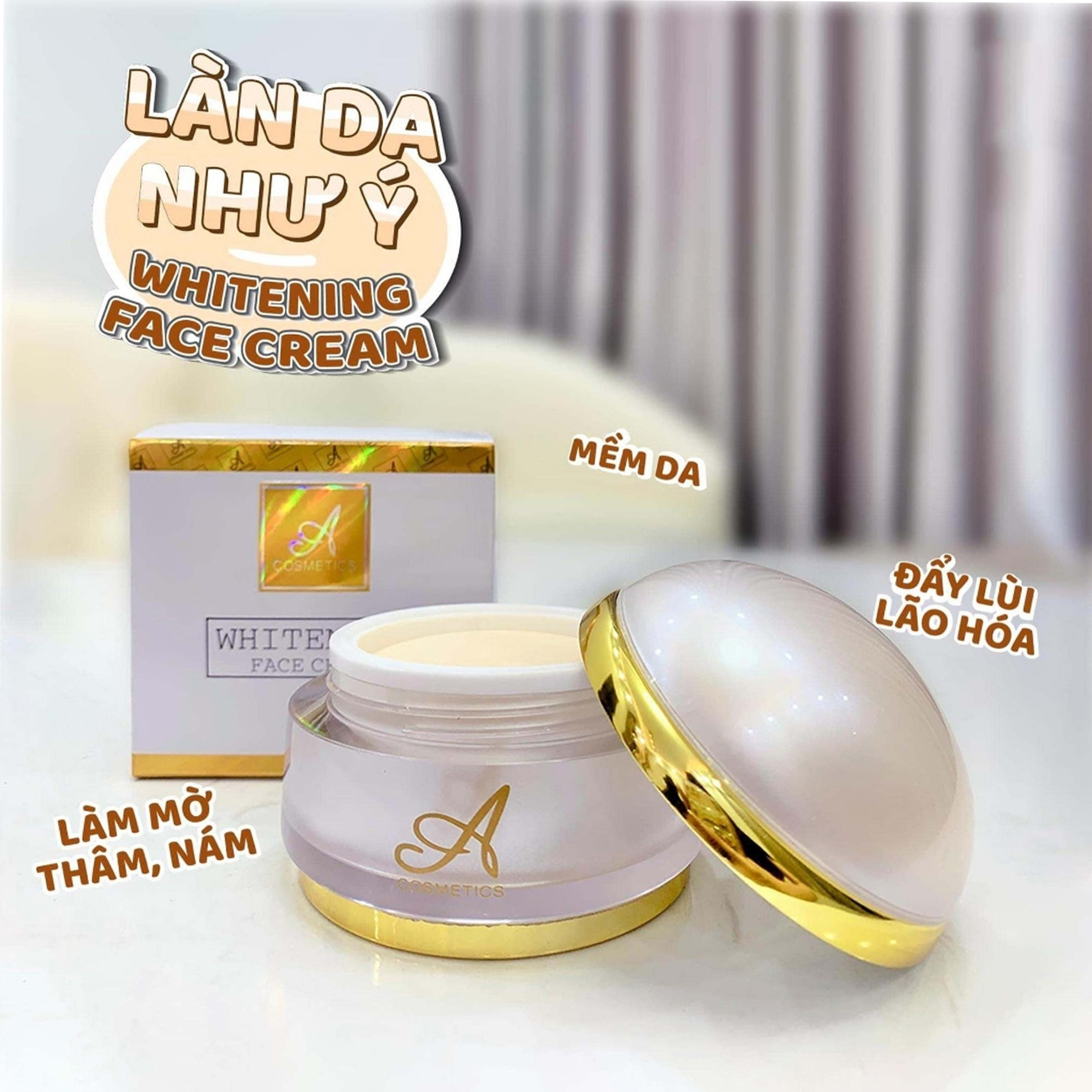 Kem Face Pháp A Cosmetics, mờ nám, mờ thâm, dưỡng trắng