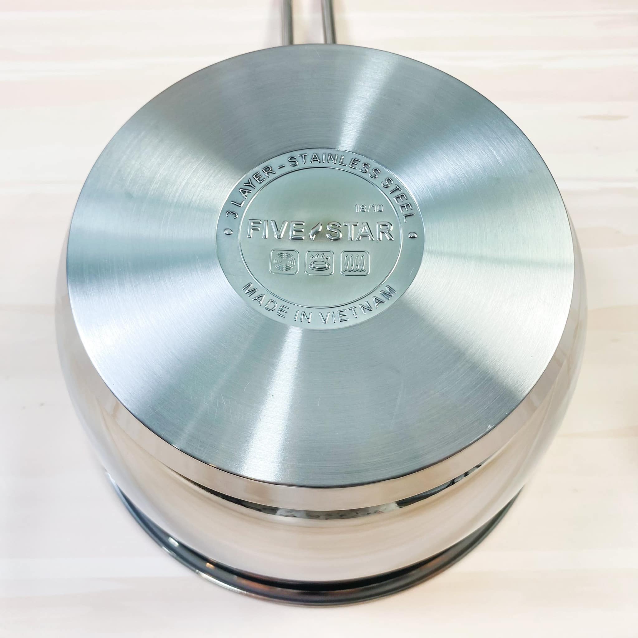 Quánh Inox Five Star 12cm/16cm