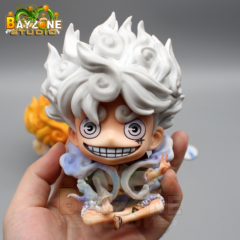 Mô hình chibi luffy gear 5 chất chất - mô hình one piece