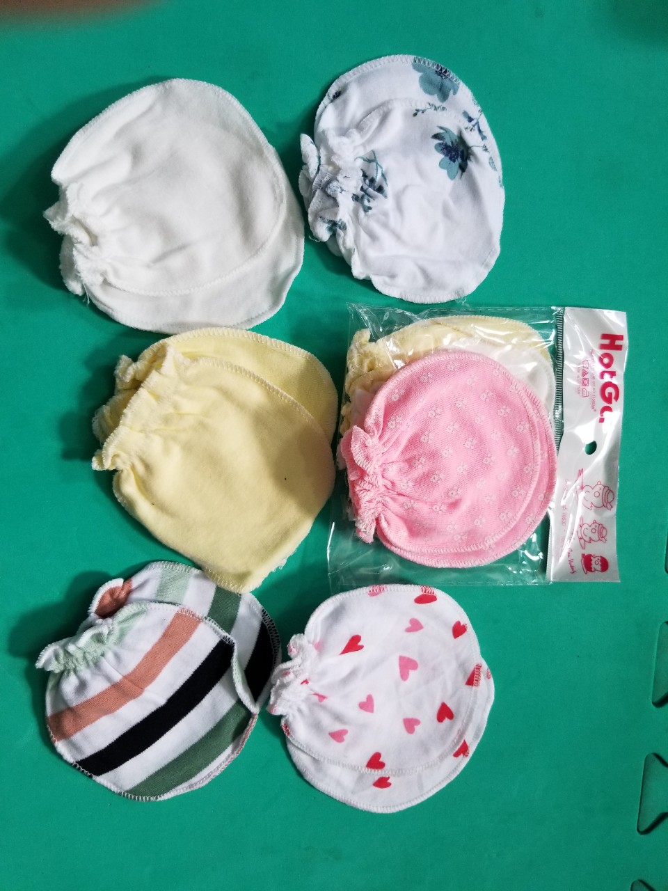 Combo 9 đôi bao tay Hotga mềm mại cho bé