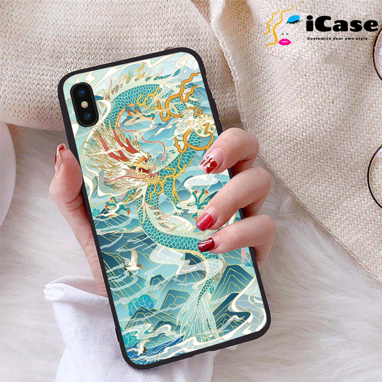 Ốp lưng iPhone Xs Max viền dẻo TPU BST Rong