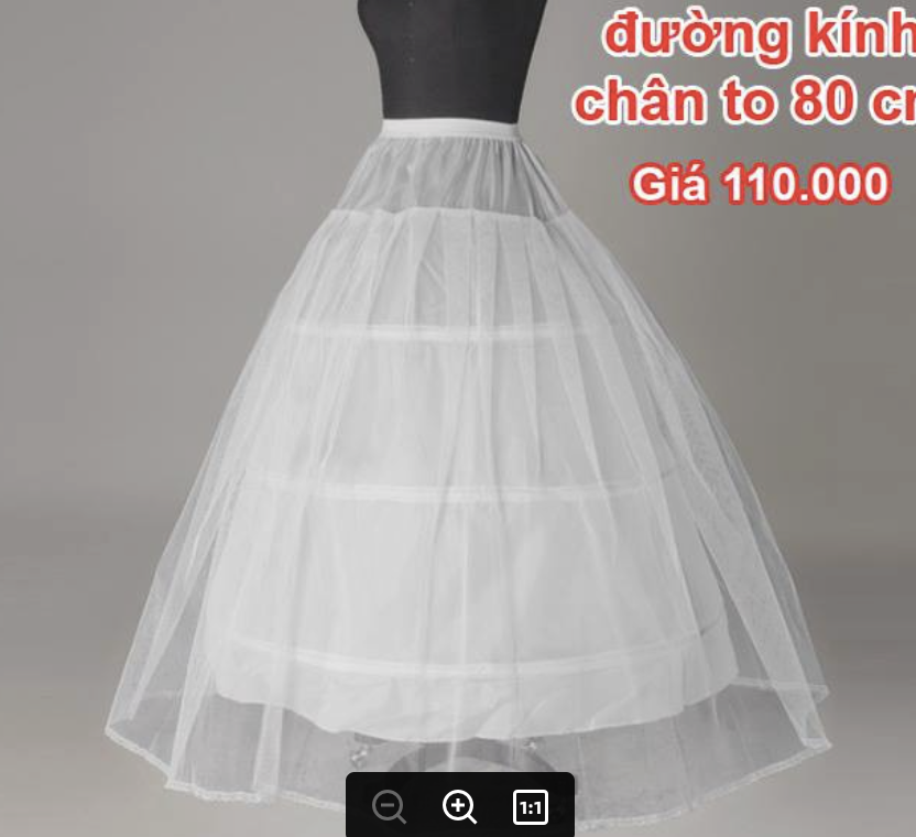 [HCM]Tùng phồng mặc trong váy cô dâu 3 tầng