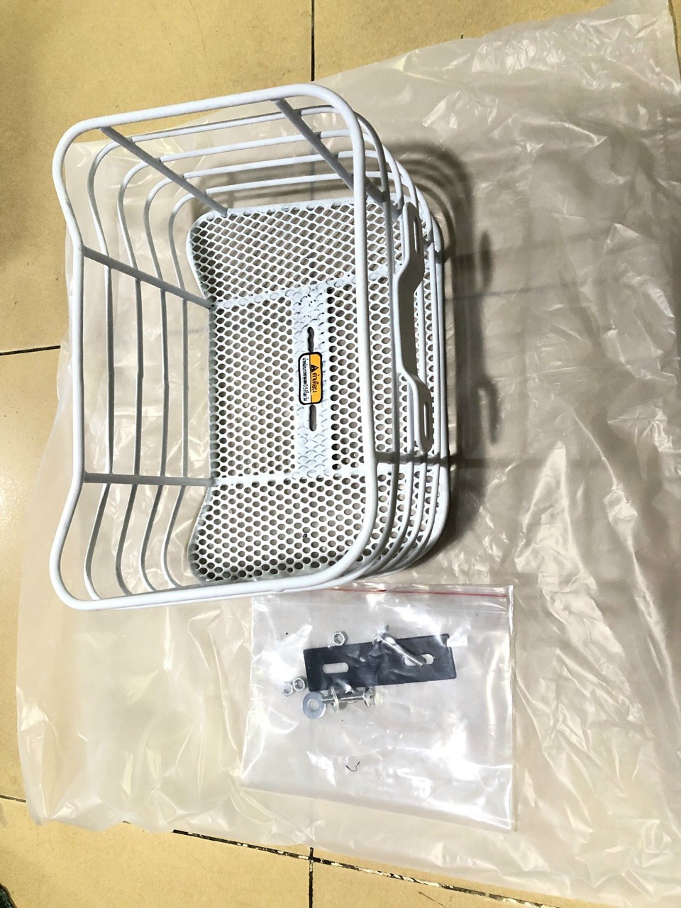 Square Scoopy Front Basket - Motorbike Basket