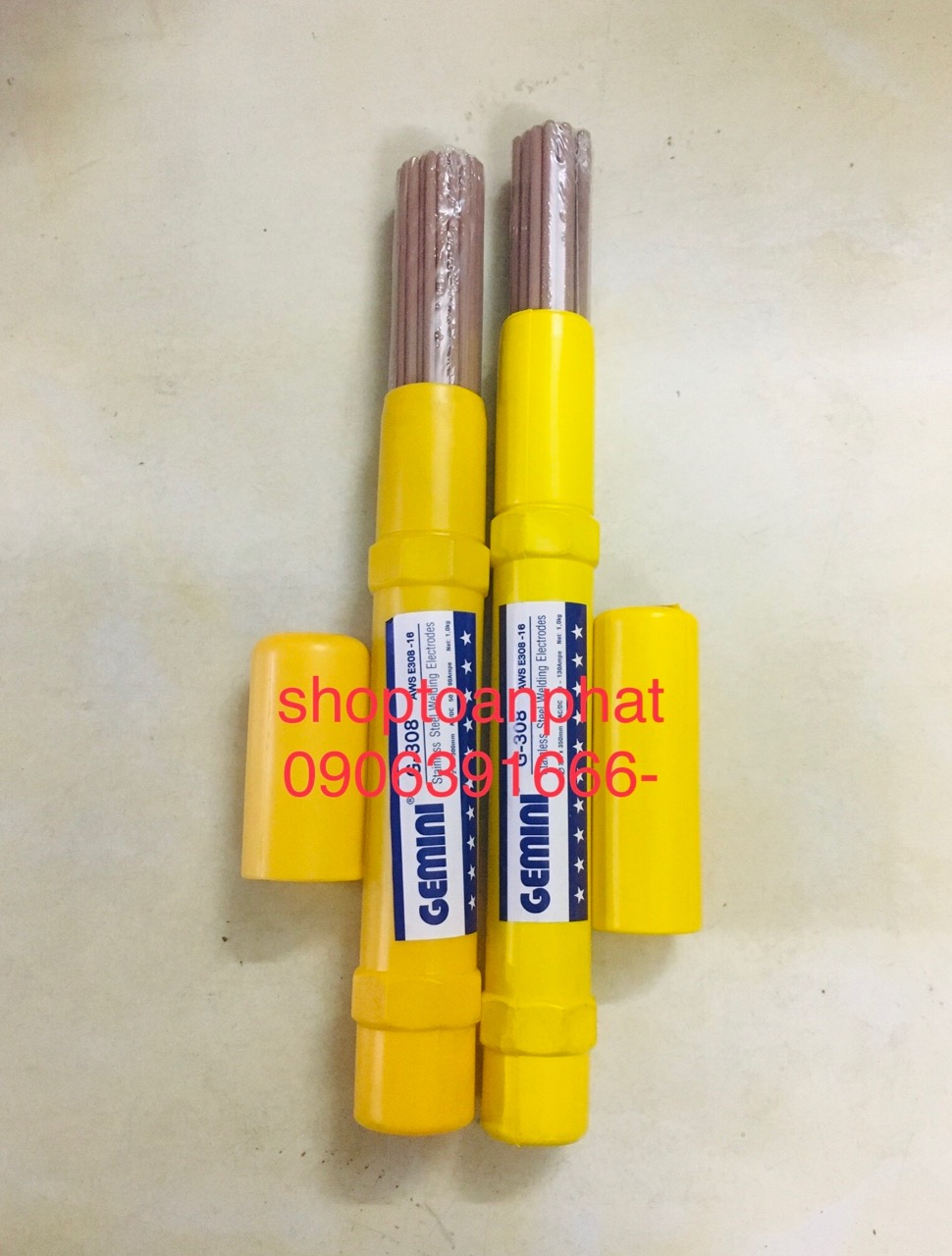 Combo 5 Que hàn inox Kim Tín 2li5 và 3li2