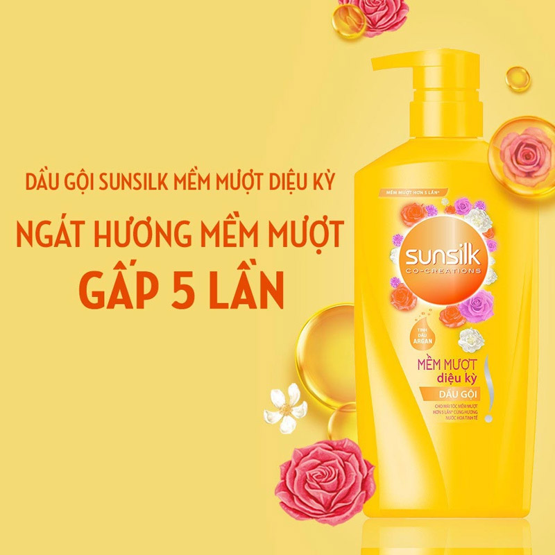 Dầu gội Sunsilk chai 650g