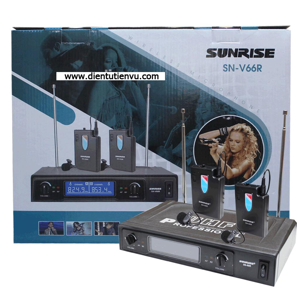Micro kẹp áo đeo tai sunrise sn- v66r