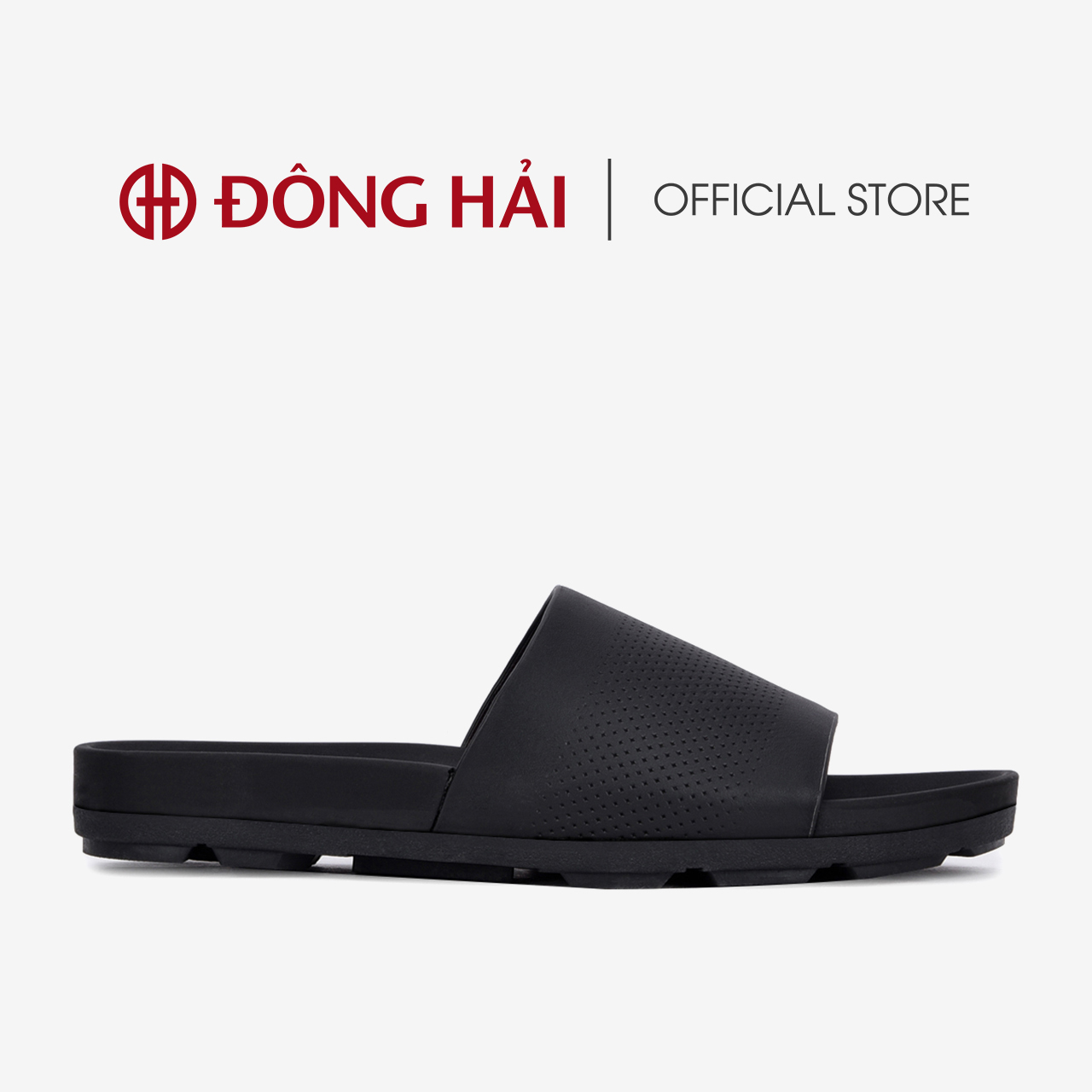 Dép quai ngang nam Đông Hải chất da bò cao cấp thiết kế trẻ trung - D1809