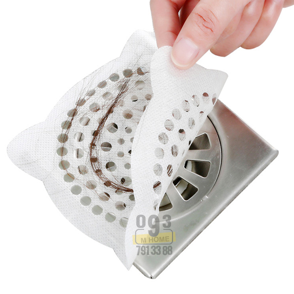 Combo 30 Miếng Dán Chặn Rác Nhà Bếp Nhà Vệ Sinh Túi Lọc Rác Thoát Nước Bồn Rửa Chén