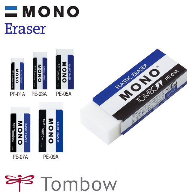 [HCM]GÔM TẨY TOMBOW MONO PE (CHỌN SIZE)