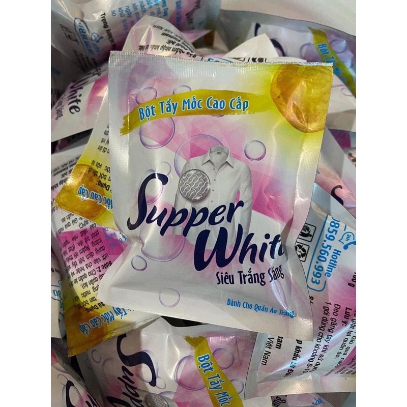 Bột tẩy mốc quần áo cao cấp Supper White