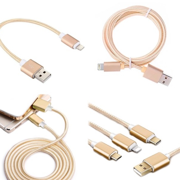 Cáp 3m Bọc Dù Cao Cấp - Cáp Ip 3m 1m