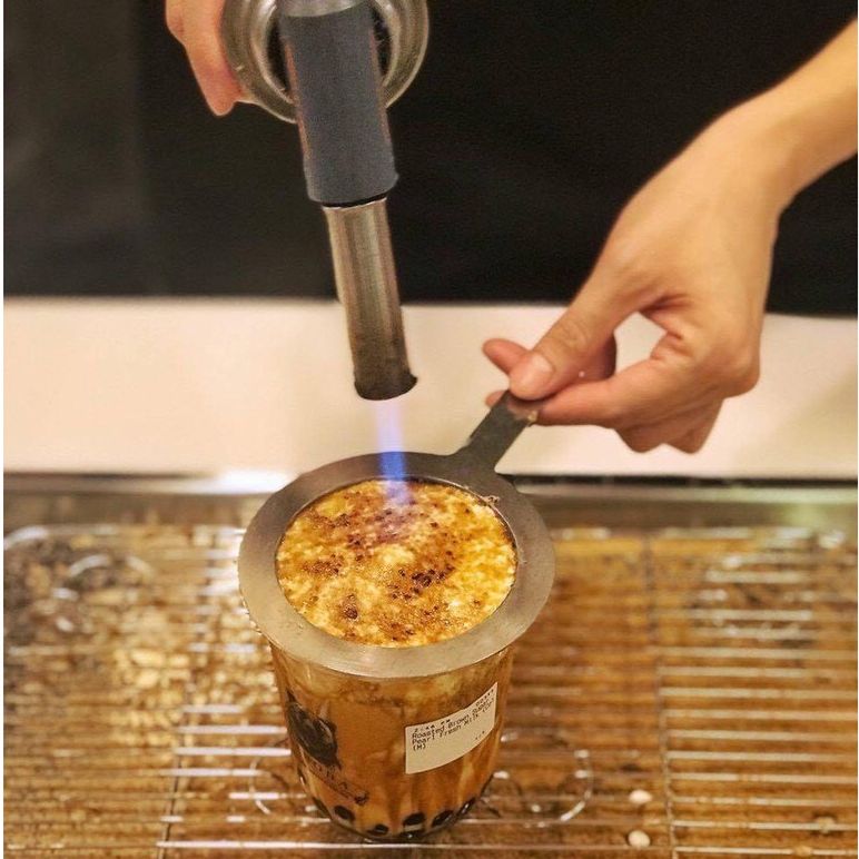 Vòng che miệng ly khò trà sữa nướng