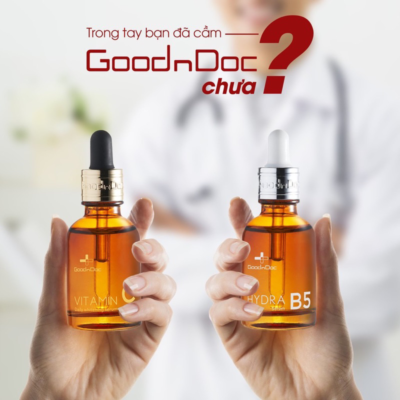 (CHÍNH HÃNG) Serum cấp ẩm phục hồi da GoodnDoc Hydra B5