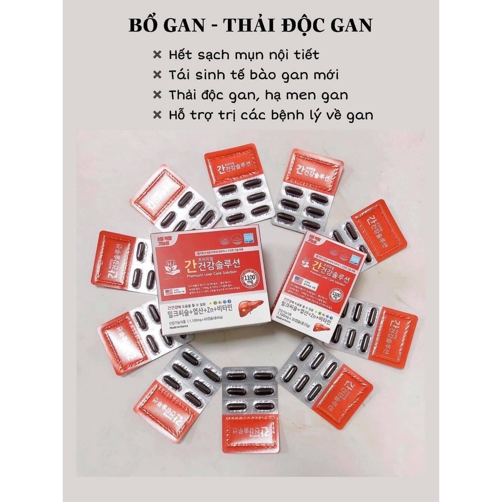 Thải độc gan hộp 60v