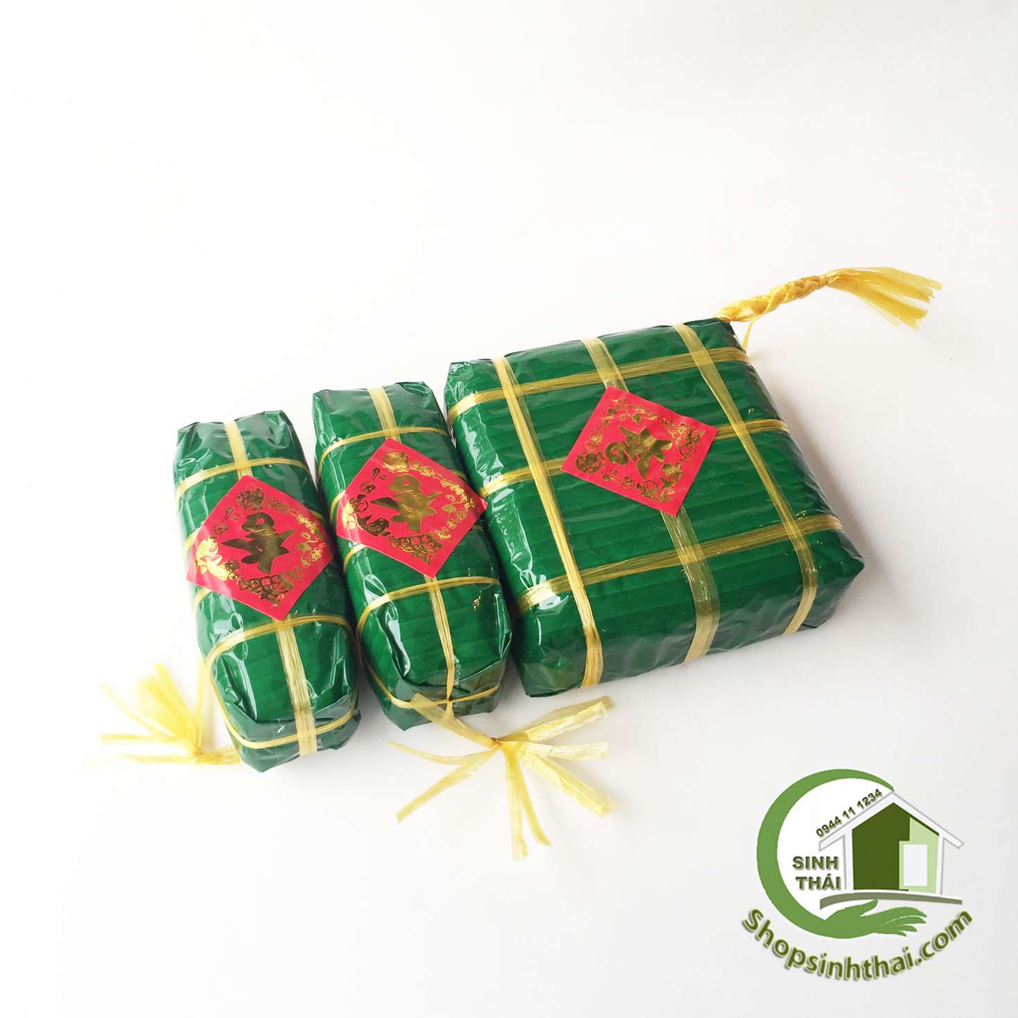 [HCM]Bánh chưng giả 20cm x 20cm x 10cm