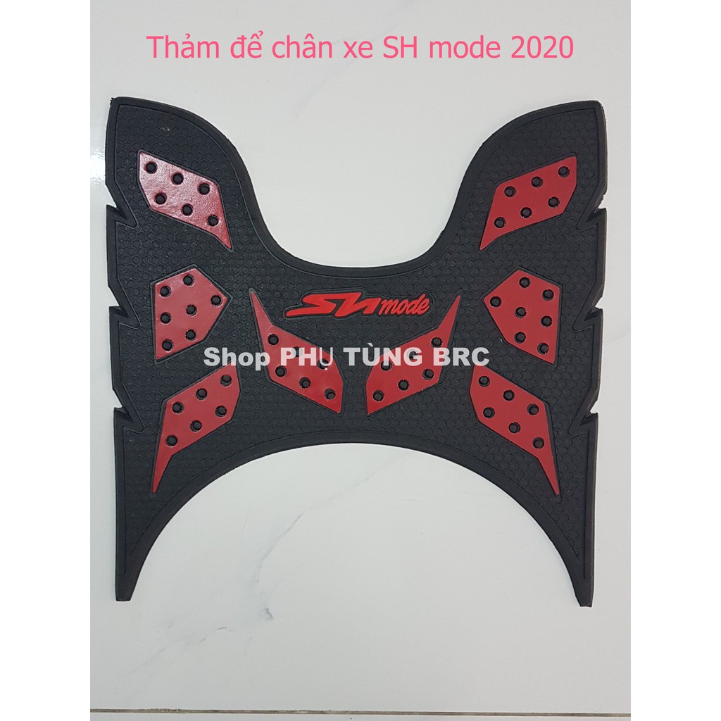 Thảm để chân cao su màu đỏ xe SH mode 2020 trở lên