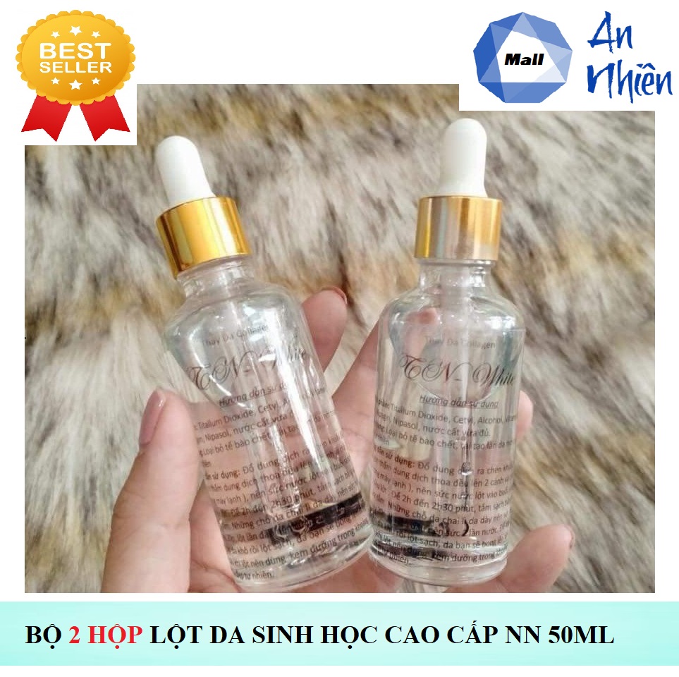 Bộ 2 hộp thay da sinh học - nước lột collagen 3d nn 50ml
