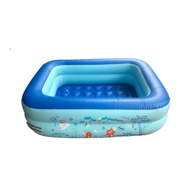 Bể phao bơi phao chữ nhật 2 tầng (1.2m)