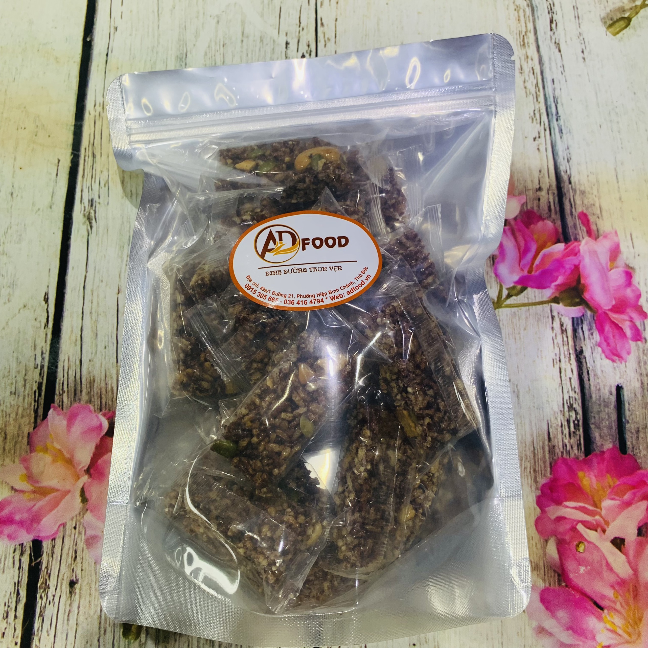 500G bánh thanh Gạo lứt Mix nhiều loại hạt dinh dưỡng