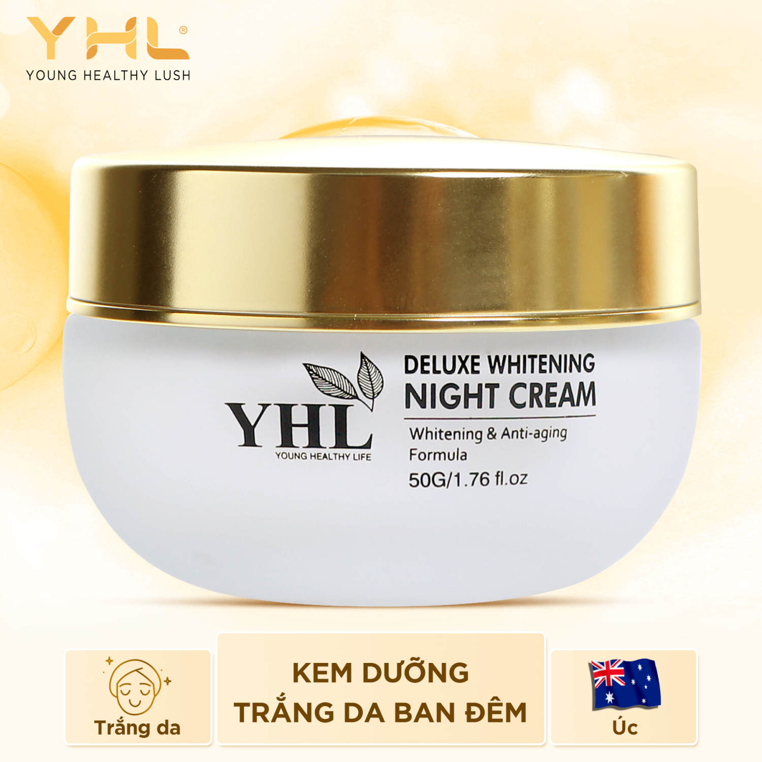 KEM DƯỠNG DA NGÀY ÚC YHL[ CHÍNH HÃNG SX TẠI ÚC]